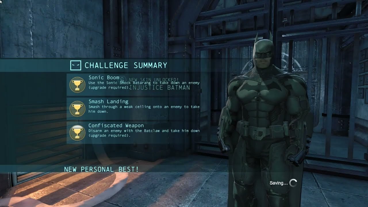 Batman Arkham Origins- Ranked Challenge- Hard Time (Extreme) 3 Medals