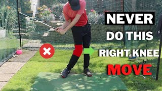 This Right Knee Golf Downswing Move Will Destroy Your Swing