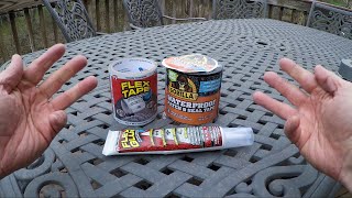 Stick It Test Flex Seal And Glue Versus Gorilla Tape - Which Is Best?