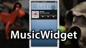 [Cydia Tweak] MusicWidget - Control Your Music From The Home Screen