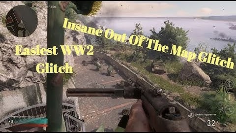 CALL OF DUTY WW2 GLITCH: GIBRAlTAR OUT OF MAP: World War 2 Glitches