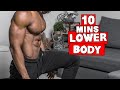 BEGINNER 10 MINUTE LOWER BODY WORKOUT TO BURN FAT | DAY 7-9 (NO EQUIPMENT)