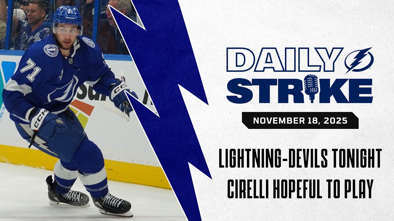 Lightning Host The Devils, Hopeful To Get Guys Back From Injury