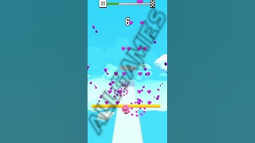 Roof Rails LVL 20 Gameplay FUN GAME #shorts #RoofRails #fungames #viralvideo