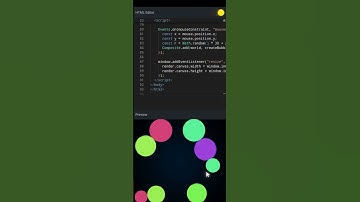 🌌 Bubble Physics Simulation | Interactive Animation with Matter.js #cool #physics #matterjs #bubbles