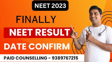 NEET 2023 Finally NEET Result Date Confirm | Chandrahas Sir