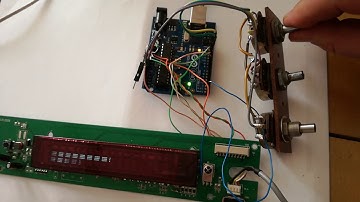 Arduino VFD VU meter 1