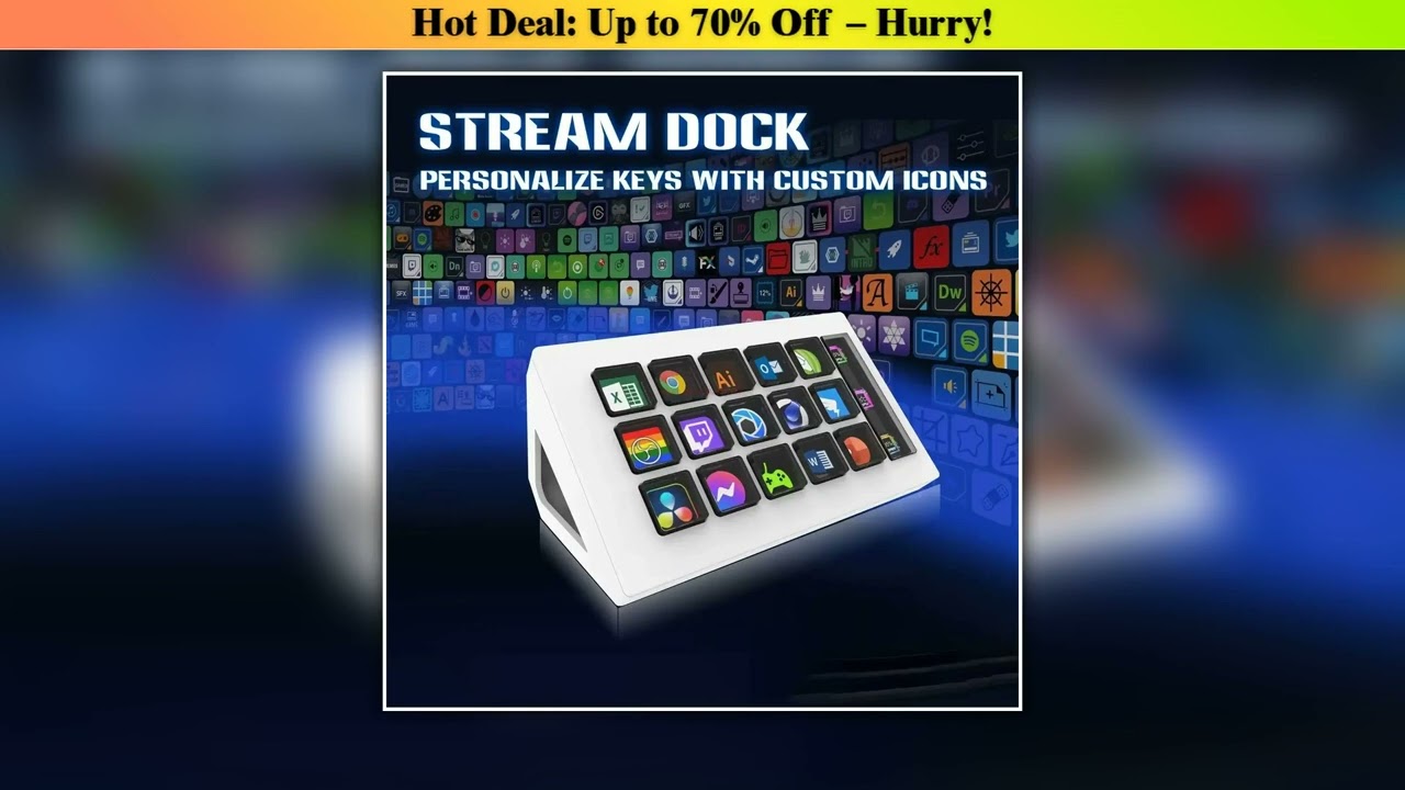 Visual Stream Deck — Hands-On (2025): Visual Stream Deck Keyboard Lcd Button 15 Keys Live