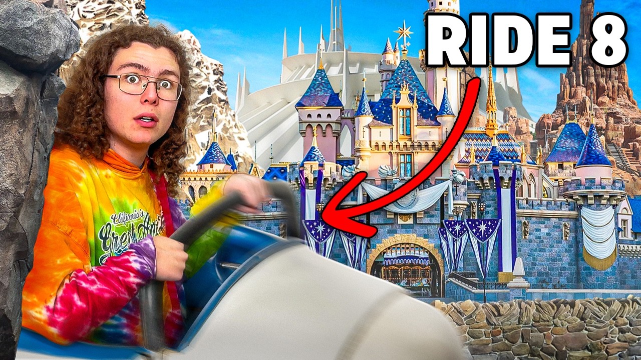 I Tried Riding EVERY Ride at Disneyland in One Day - YouTube