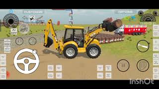 Indian truck and JCB loading off road game videos 