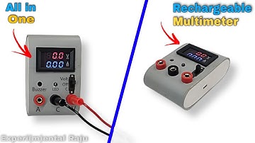 Rechargeable Multimeter।How To Make Multimeter At Home Easy.