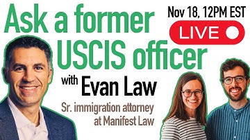 EB2 NIW Live Q&A With Manifest Law