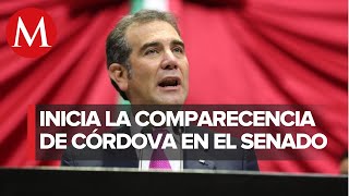 Lorenzo Córdova, comparece por primera vez ante la Cámara de Diputados