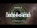 Listen: Black Hole ‘Rings’ After Being Born (World Exclusive)