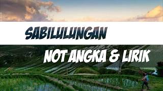 SABILULUNGAN _ not angka & lirik chords