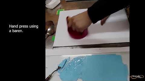 Linocut Part 2.1 Cutting & Printing First Color Reduction Method