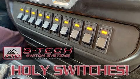STECH aux switches 10 REVIEW AND INSTALL IN A 2018 JEEP JL (litebrite guest appearance)