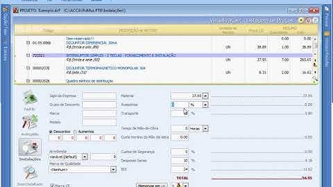 Vídeo Tutorial de PriMus - Elaboração composição Instalações - ACCA software