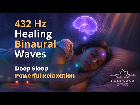 432 Hz Healing Binaural Waves – Deep Sleep, Tinnitus Relief & Emotional Reset | Powerful Relaxation