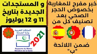 مستجدات عملية مرحبا 2021 تحديث 11 و 12 يوليوز - اخبار محزنة و سارة لمغاربة العالم