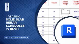 CREATING SOLID SLAB REBAR SCHEDULES IN REVIT