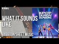 Bassoon Sheet Music: How to play What It Sounds Like (KPOP DEMON HUNTERS) by Huntrx