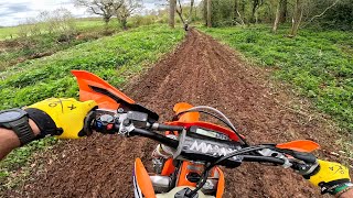 Riding 14 Miles Of Amazing Trails At An Enduro Event (RAW LAP)