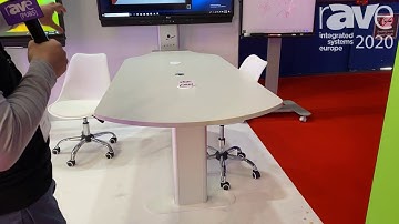 ISE 2020: Hanshin International Demos Smart Table Meeting Solution