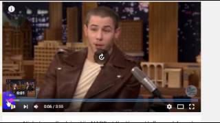 Nick Jonas Explains His NARB at the Young Hollywood Awards