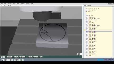 CNC SIMULATION (PROTON LOGO)