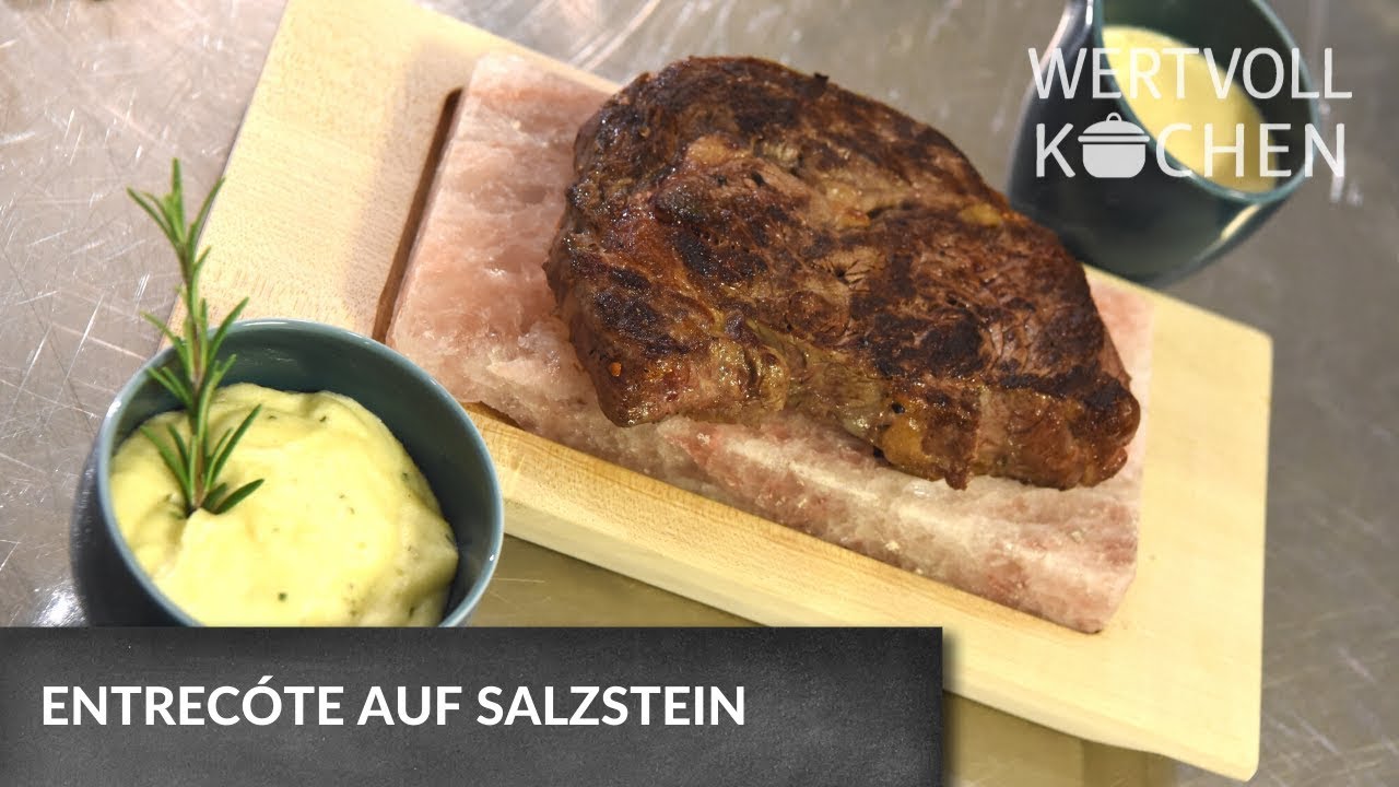 Kochen auf salzstein