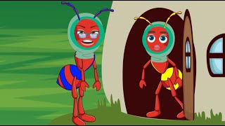 قصة النملة الكريمة والنملة البخيلة || قصص قبل النوم للاطفال