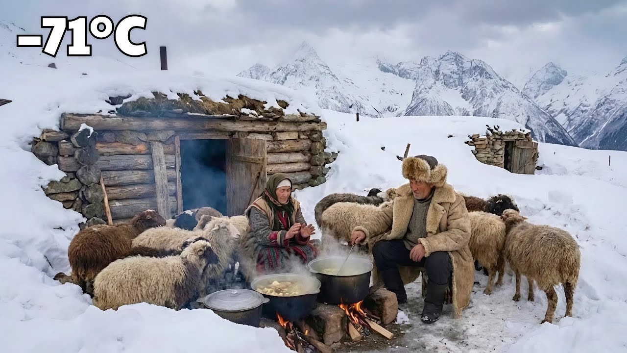 Surviving at –71°C | 85-Year-Old Couple Save Sheep Flock from Freezing Death