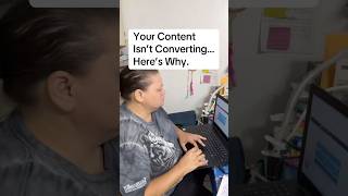 3 reasons your content isn’t converting (tough love edition). #contentcreationtips #directsales