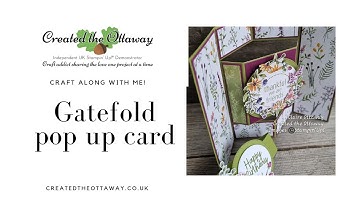 Gatefold pop up card tutorial @createdtheottaway
