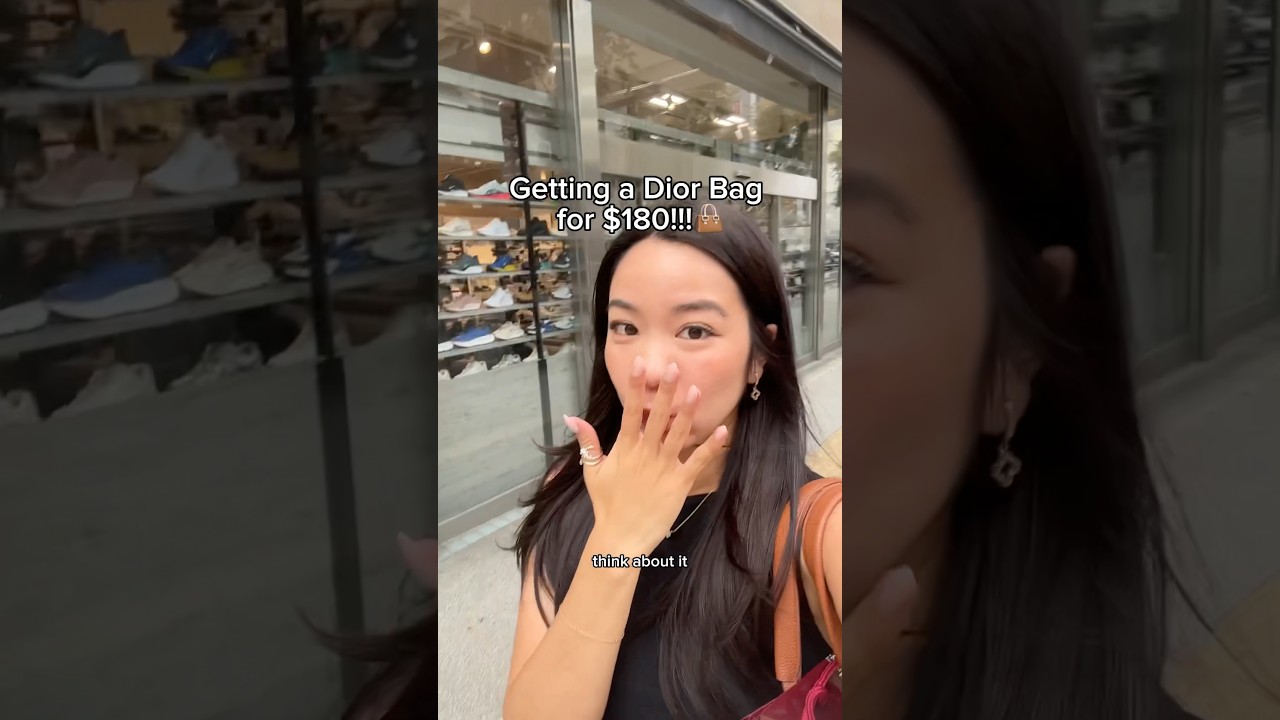 Getting a $180 VINTAGE Dior Bag in Japan!!
