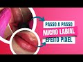 Micropigmentação Labial - Efeito Pixel - Passo a Passo