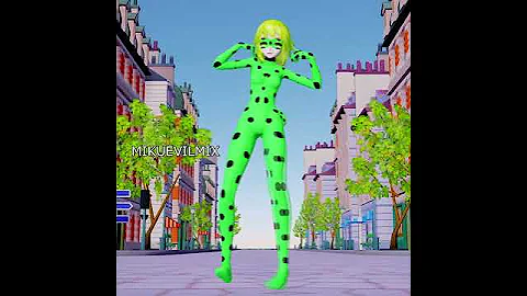 MMD Miraculous Paint the town red challenge