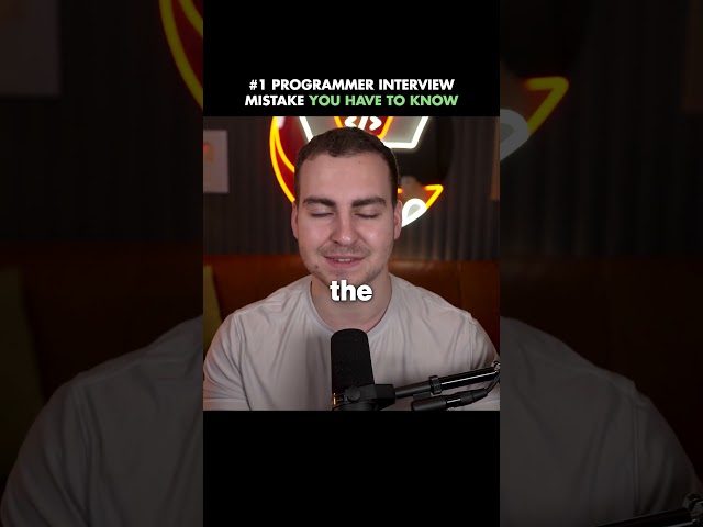 This is the #1 mistake people make in interviews.