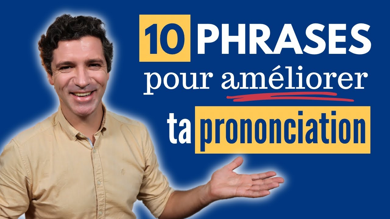 Prononciation, fais cet exercice pour t’améliorer en français !