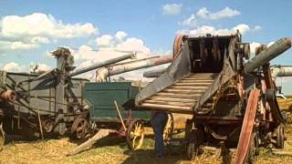 Old Time Threshing and Corn Shelling  Carstens Farm Days Shelby Iowa 2011
