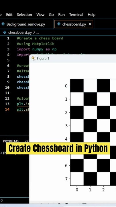 Create Chessboard in Python #shorts #coding #programming #viral - YouTube