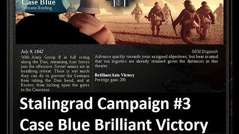 Lets Play: Unity of Command - Stalingrad Campaign: Case Blue Brilliant Victory (HD)