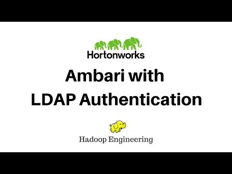 Ambari with external authentication ( LDAP )