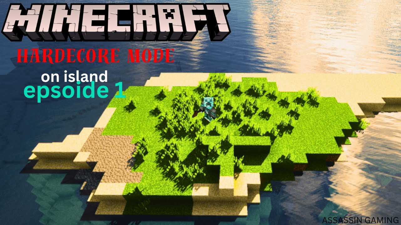minecraft survival island episode 1 hard mode survival - YouTube