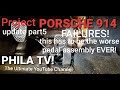 PROJECT PORSCHE 914 UPDATE part5 I FOUND THE WORST PEDAL ASSEMBLY EVER! HELP IS ON ITS WAY PHILA TV!