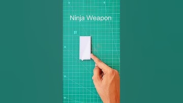 Easy Paper Ninja Weapon 🔪 l Imposible Dart Tutorial l Viral Paper Plane l #shorts
