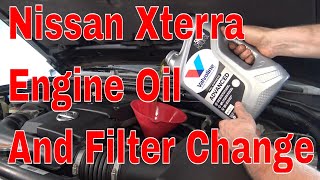 Step By Step How To Change The Engine Oil on Nissan Xterra
