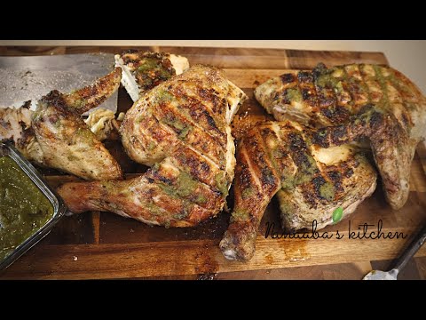 Chimichurri Spatchcock Chicken - Dad With A Pan