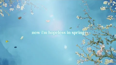 JVKE - this is what spring feels like (lyrical video) [ai]